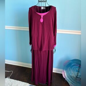 Susan Graver Two Piece Set